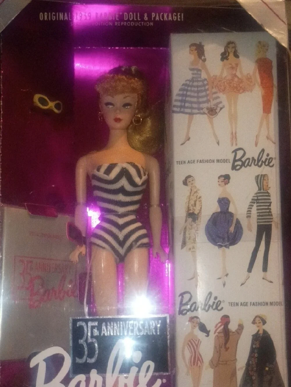 35th Anniversary 1959 Original Barbie Reproduction